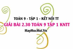 Bài 2.30 Trang 42 SGK Toán 9 Tập 1 Kết nối tri thức: Bài toán thực tế về gói cước viễn thông